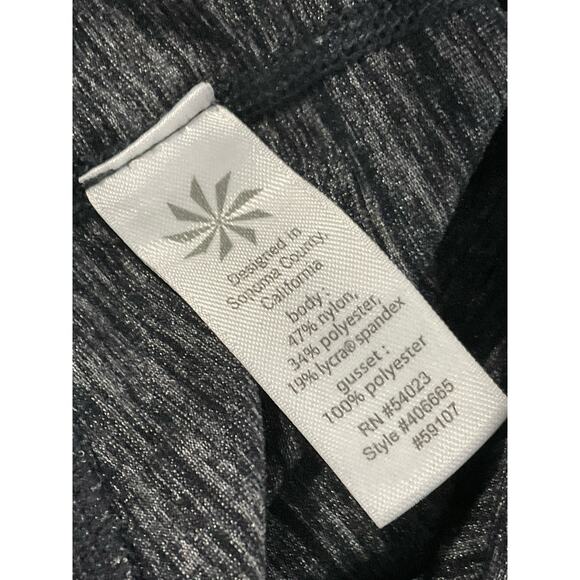 Athleta Womens Quest Caturanga Tight Workout Leggings Dark Gray Black Heather Sm - Picture 11 of 12